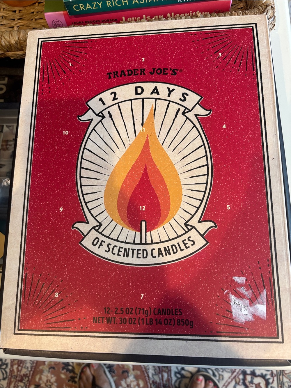Trader Joe's 12 Days of Scented Candles - Candle Set